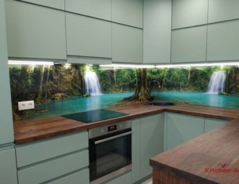 фартук для кухни под ключ с фотопечатью