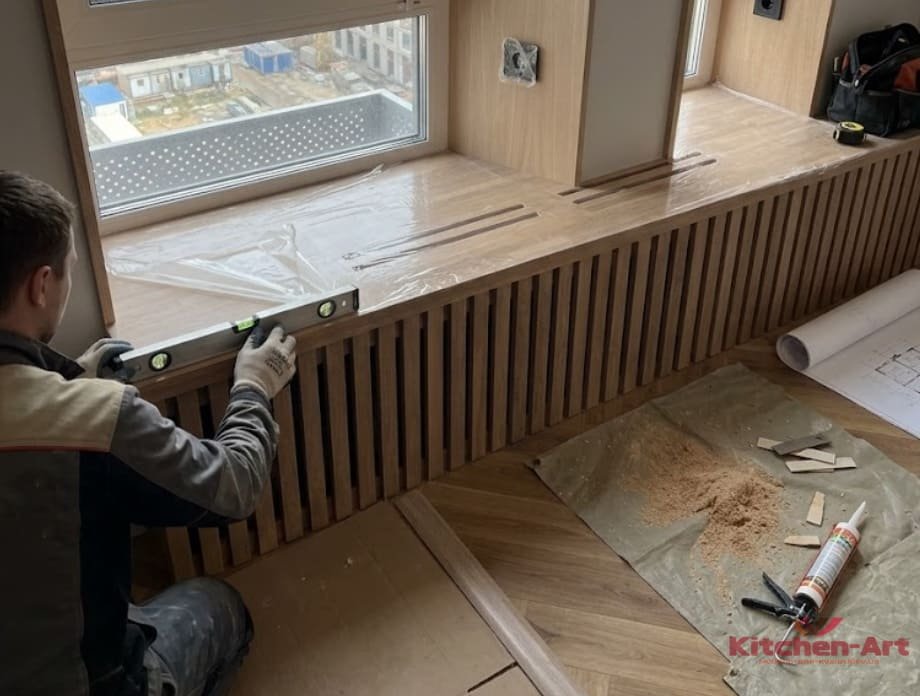 Деревянные реечные панели на заказ