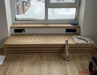 деревянные подоконники под ключ