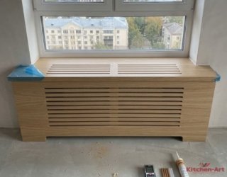 деревянный подоконник в интерьере