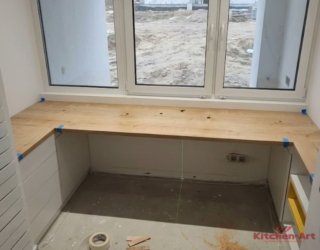 заказать подоконник из дерева
