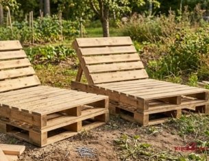 садовая мебель из паллет