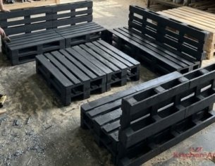 шезлонг из паллет