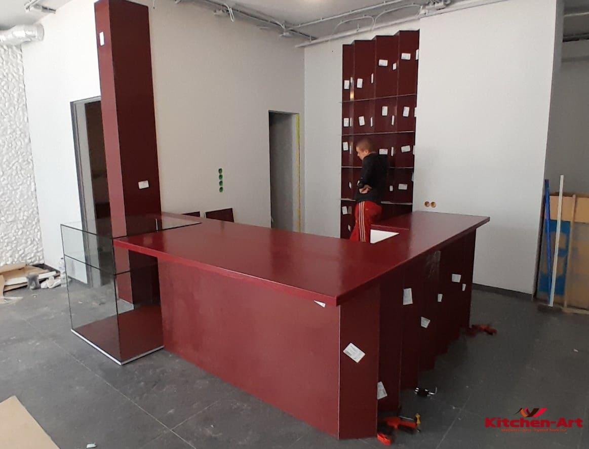 Сучасна барна стійка на замовлення в стилі лофт